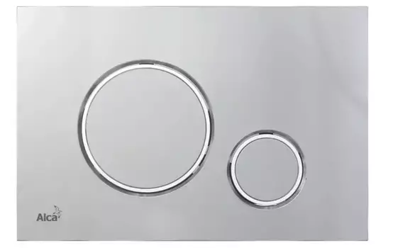 Кнопка смыва «AlcaPlast» M772 хром матовый/глянцевый