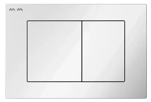 Кнопка смыва «Am.Pm» PrimeFit I090201 пластик белый глянцевый