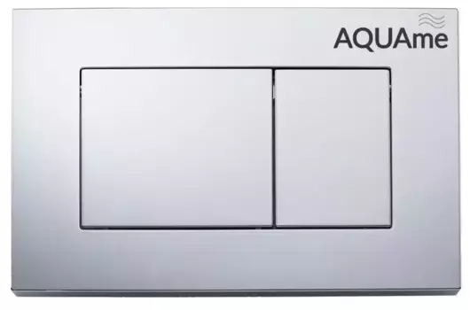 Кнопка смыва «AQUAme» AQM4102CR пластик хром