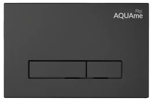 Кнопка смыва «AQUAme» AQM4103B пластик чёрная