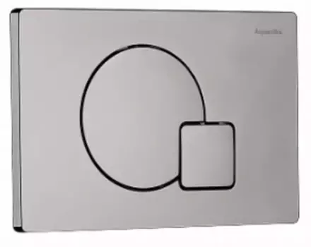 Кнопка смыва «Aquanika» 15.023.81 пластик хром