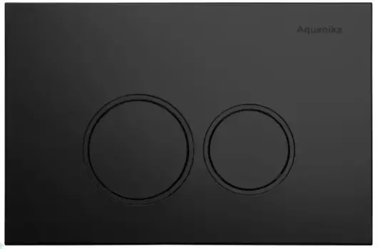 Кнопка смыва «Aquanika» Basic 01.02.78 пластик черная