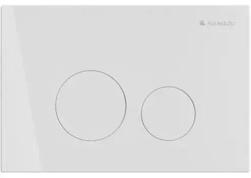 Кнопка смыва «Aqueduto» Circulo CIR0110 белая глянцевая