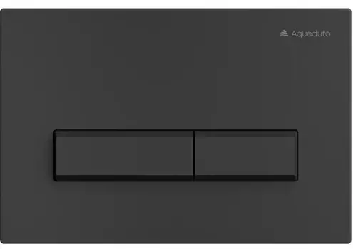 Кнопка смыва «Aqueduto» Retangulo RET0140 черная матовая