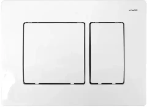 Кнопка смыва «Azario» AZ82000032 пластик белая