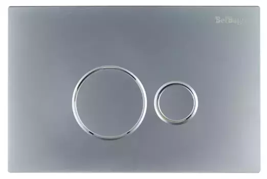 Кнопка смыва «Belbagno» BB080CR.MAT матовый хром