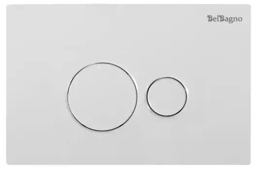 Кнопка смыва «Belbagno» BB082BL белая