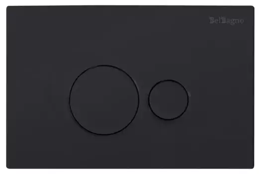 Кнопка смыва «Belbagno» BB084NERO черная
