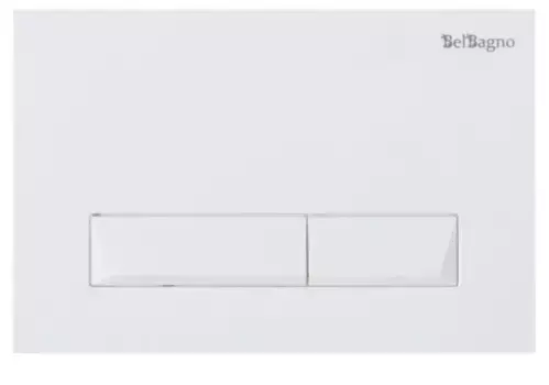Кнопка смыва «Belbagno» Marmi BB009-MR-BIANCO белая