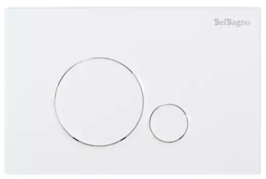 Кнопка смыва «Belbagno» Sfera BB014-SR-BIANCO белая