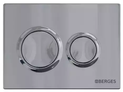 Кнопка смыва «Berges Wasserhaus» Novum 03 хром