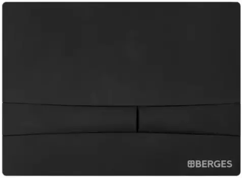 Кнопка смыва «Berges Wasserhaus» Novum F5 Soft Touch чёрная