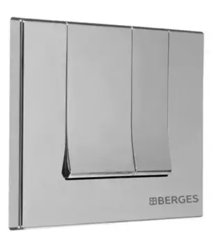 Кнопка смыва «Berges Wasserhaus» Novum S3 хром