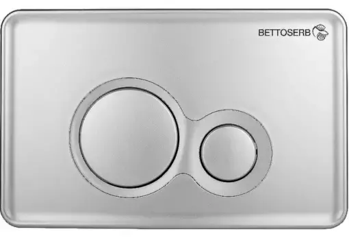 Кнопка смыва «Bettoserb» Twin 40006464 хром глянец