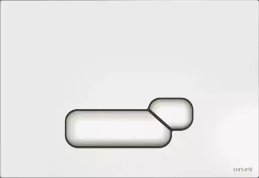 Кнопка смыва «Cersanit» Actis белая глянцевая