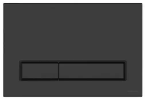 Кнопка смыва «Cersanit» Blick 64115 черная матовая