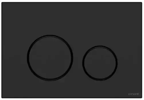 Кнопка смыва «Cersanit» Twins 63525 черный матовый