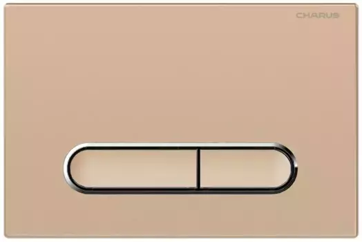 Кнопка смыва «Charus» Magnus FP.340.51.01 матовый песок/хром