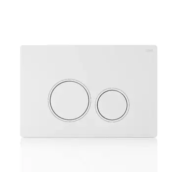 Кнопка смыва «CTESI» Round пластик белая