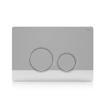 Кнопка смыва «CTESI» Round пластик хром