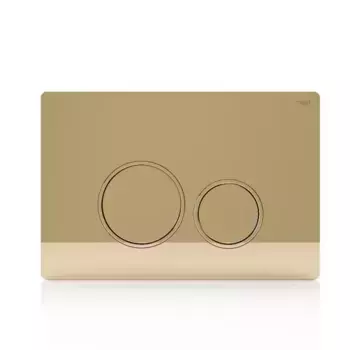 Кнопка смыва «CTESI» Round пластик золото