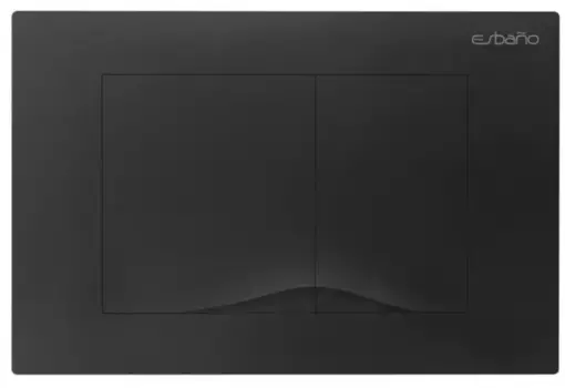 Кнопка смыва «Esbano» ESINVRT29MB пластик черная матовая