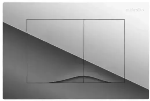 Кнопка смыва «Esbano» ESINVRT29SC пластик хром