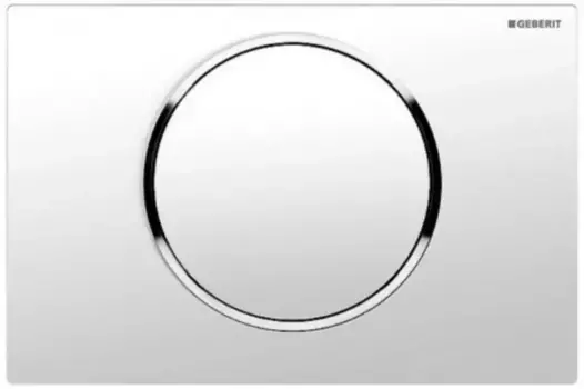 Кнопка смыва «Geberit» Sigma 10 115.758.KJ.5 белый/хром глянцевый