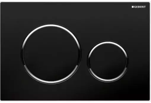 Кнопка смыва «Geberit» Sigma 20 115.882.KM.1 черный глянцевый