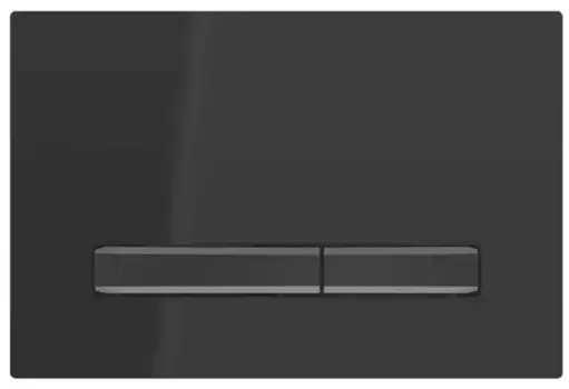 Кнопка смыва «Geberit» Sigma 50 115.671.DW.2 черное стекло/хром черный