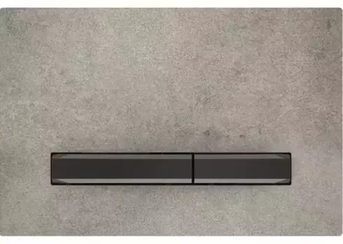 Кнопка смыва «Geberit» Sigma 50 115.671.JV.2 керамика под бетон/хром черный