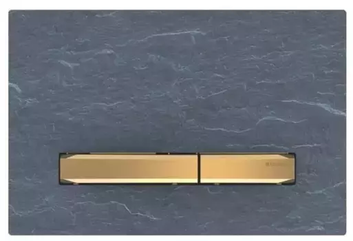 Кнопка смыва «Geberit» Sigma 50 натуральный сланец/латунь