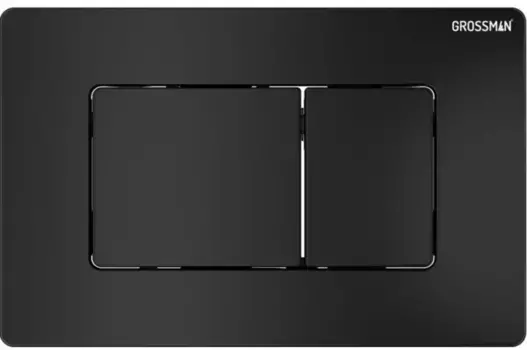 Кнопка смыва «Grossman» Classic 700.K31.04.21M.21M металл черная матовая