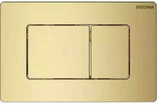 Кнопка смыва «Grossman» Classic 700.K31.04.32M.32M металл золото сатиновая