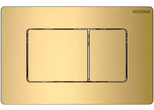 Кнопка смыва «Grossman» Classic 700.K31.04.30M.30M металл золото глянцевое