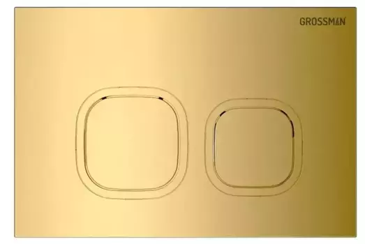Кнопка смыва «Grossman» Cosmo 700.K31.02.300.300 металл золото глянцевое