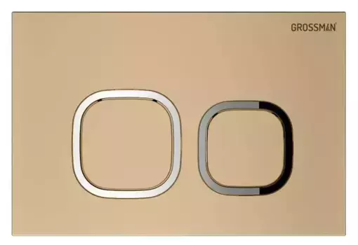 Кнопка смыва «Grossman» Cosmo 700.K31.02.310.310 металл золото матовое