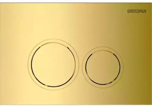 Кнопка смыва «Grossman» Galaxy 700.K31.01.300.300 пластик золото глянцевая