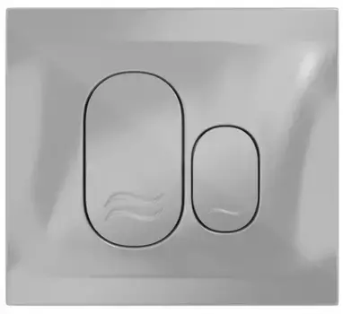 Кнопка смыва «Grossman» Galaxy пластик хром