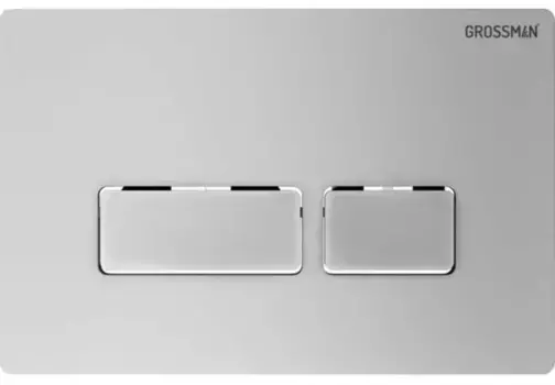 Кнопка смыва «Grossman» Pragma 700.K31.03.110.110 пластик матовый хром