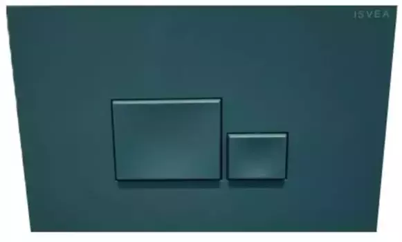 Кнопка смыва «Isvea» Axis Piazza 54MJ0114I изумрудная