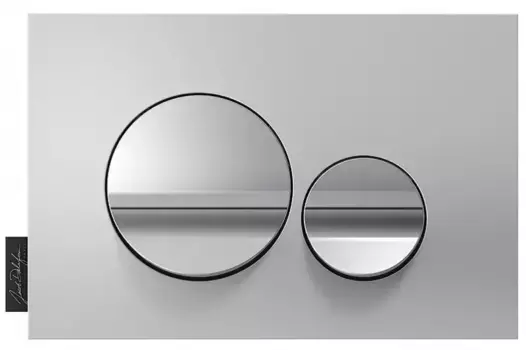 Кнопка смыва «Jacob Delafon» E20859-CP-MTC матовый хром/глянцевый хром