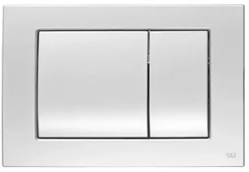 Кнопка смыва «Oli» Metal Dual 656006 хром матовый