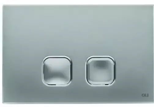 Кнопка смыва «Oli» Plain 070828 хром матовый