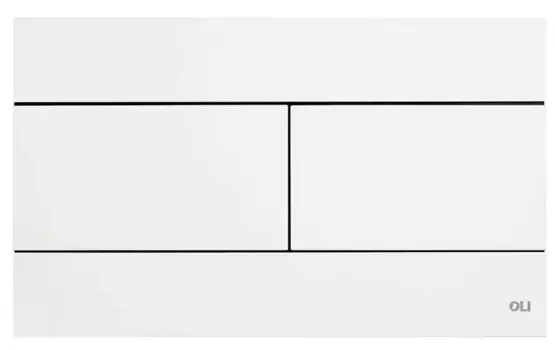 Кнопка смыва «Oli» Slim 659041 белая