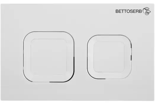 Кнопка смыва «Bettoserb» Smart 40006470 белый глянец