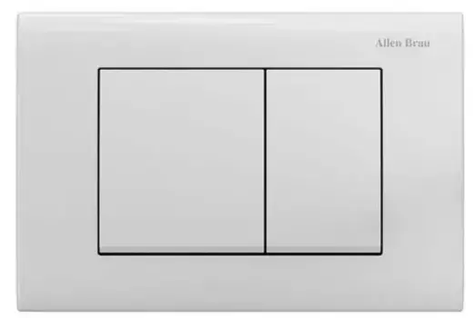 Кнопка смыва пневматическая «Allen Brau» Liberty 9.20002.20 пластик белая