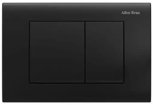 Кнопка смыва пневматическая «Allen Brau» Liberty 9.20002.31 пластик черный матовый