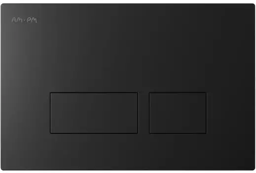 Кнопка смыва пневматическая «AM.PM Plus» Pro S Plus I0470B38 пластик черный матовый