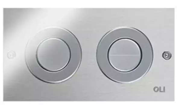 Кнопка смыва пневматическая «Oli» Mini Trend 605294 хром